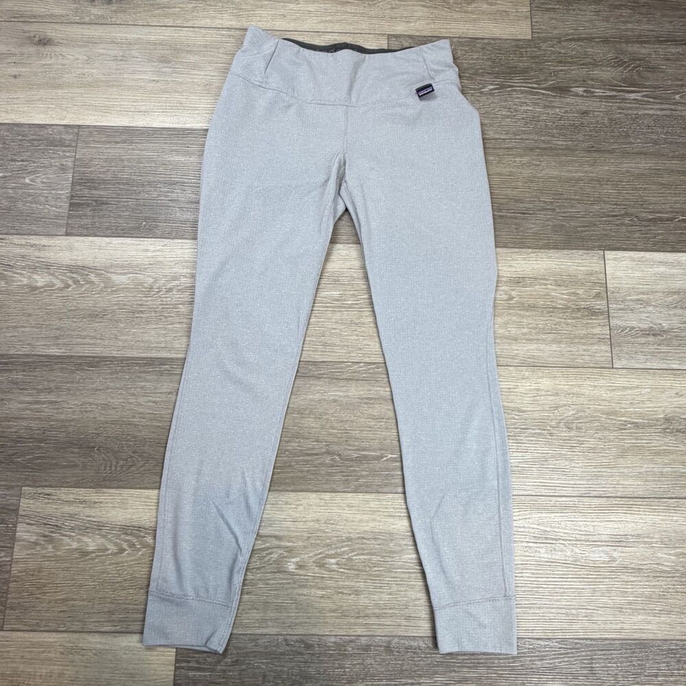 Patagonia Long Johns Mens Small Gray Capilene Midweight Baselayer Pants Mexico